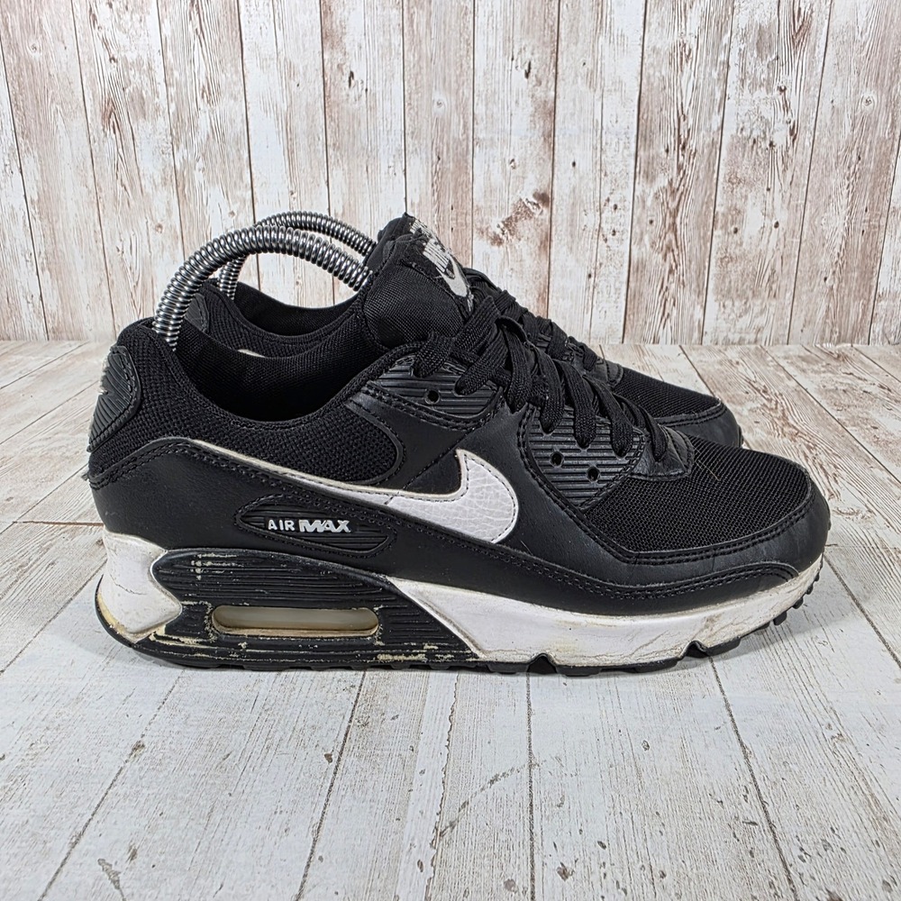 Nike Air Max 90 Black White DH8010-002 Womens Running Shoes Size 8
